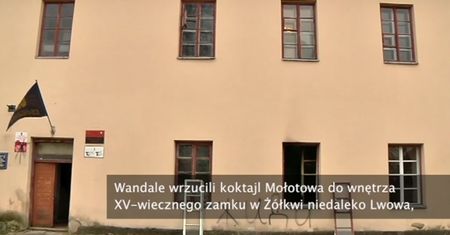 Wandale wrzucili koktajl Mołotowa do dawnej siedziby polskich królów