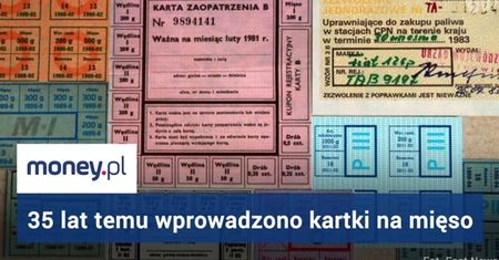 35 lat temu wprowadzono kartki na mięso