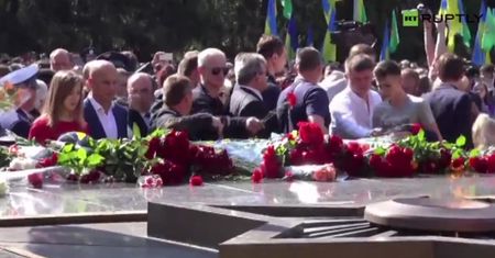 Zamieszki podczas obchodów Dnia Zwycięstwa na Ukrainie
