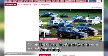 Strzelanina na koncercie w Austrii. Są ofiary