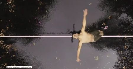 Niesamowity pokaz trików na taśmie