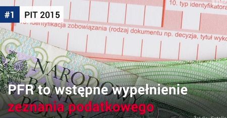 PIT za 2015 rok: Czym jest PFR?
