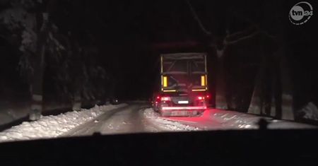 Intensywne opady śniegu na Dolnym Śląsku