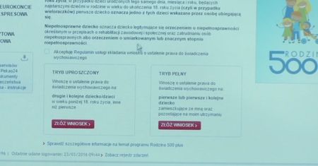 Rodzina 500 +: jak złożyć wniosek przez internet?