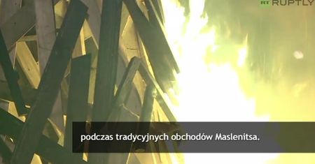 Nietypowe powitanie wiosny przez Rosjan