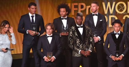Ronaldo pomógł Neymarowi. "Podczas gali był dla niego bardzo miły i opiekuńczy"