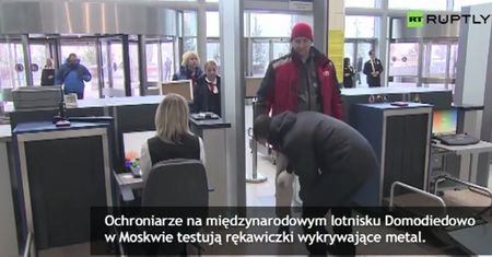 Rękawiczki wykrywające metal