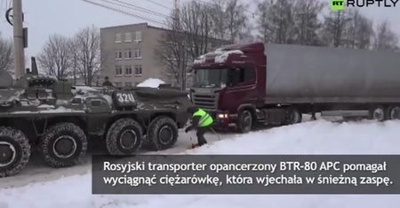 Transporter opancerzony jako pomoc drogowa