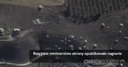 Rosjanie opublikowali pierwsze nagranie z nalotów w Syrii