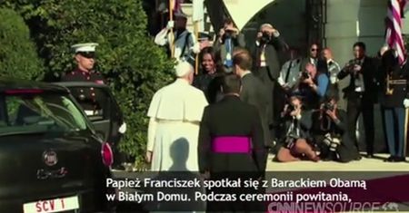 Barack Obama przyjmuje papieża w Białym Domu