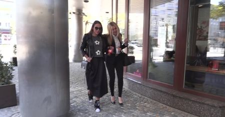 Chodakowska w trampkach pod TVN-em
