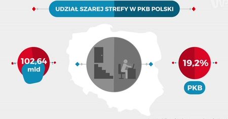 Statistica: Ile wynosi szara strefa w Polsce?