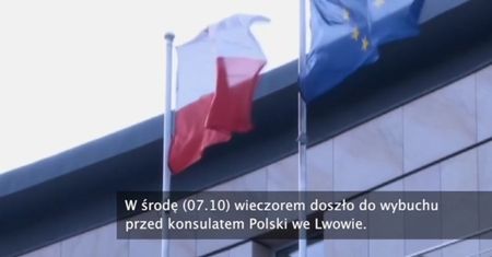 Wybuch przed polskim konsulatem w Lwowie. Chuligani czy terroryści?