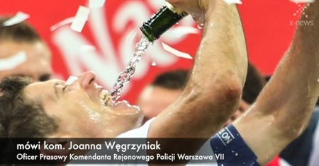 Doniesienie na Lewego: spożywał alkohol na Narodowym