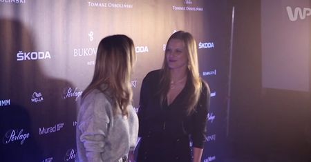 Siostry Boruc na pokazie mody Tomasza Ossolińskiego