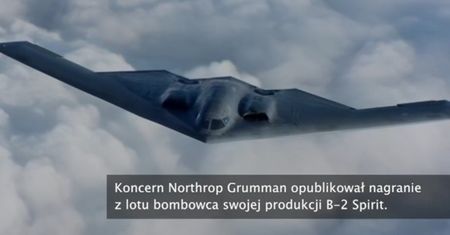 Amerykański bombowiec B-2 Spirit owiany tajemnicą jak UFO