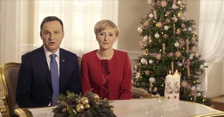 Świąteczne życzenia od Andrzeja i Agaty Dudy: "Pamiętajmy o przesłaniu Jana Pawła II"