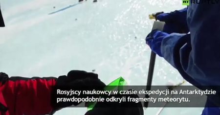 Fragmenty meteorytu na Antarktydzie? Próbki trafią do laboratorium