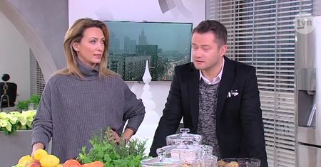Pieczone jabłko z imbirowym mascarpone