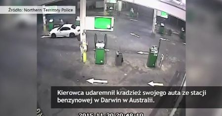 Wskoczył do ruszającego samochodu i udaremnił kradzież własnego auta