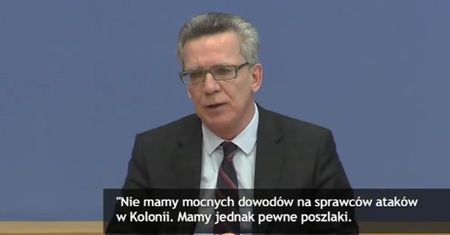 Niemieckie MSW o gwałtach w Kolonii: nie możemy być podejrzliwi wobec uchodźców