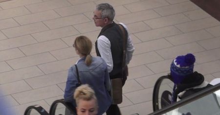 Robert Janowski i "Monika G." w centrum handlowym
