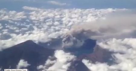 Erupcja wulkanu Rinjani. Loty w okolicach wyspy Bali zawieszone