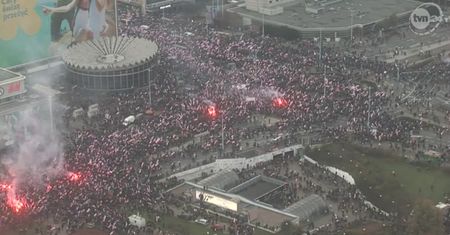 Tak wyglądał marsz narodowców w Warszawie