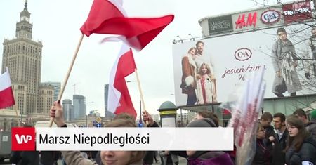 Relacja WP z Marszu Niepodległości: Start marszu