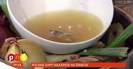 Rosół na pieczonych korpusach