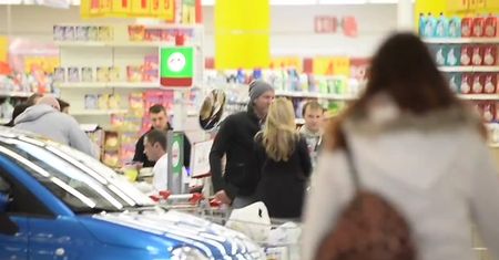 Pan i pani Majdan na zakupach w supermarkecie