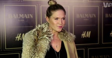 Zosia Ślotała na pokazie Balmain