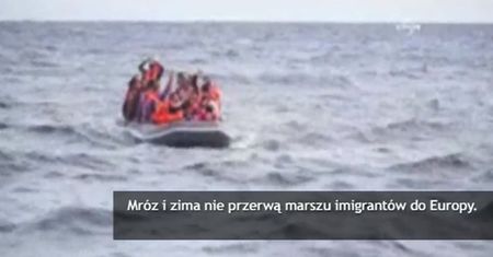 Mróz ich nie zatrzyma. Uchodźcy nadal nacierają na Europę