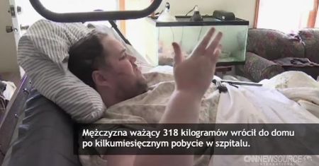 Schudł 27 kg, wciąż waży 318 kg