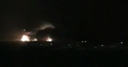 Zabici w pożarze składów amunicji na Ukrainie