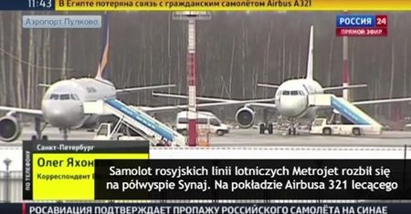 Rosyjski samolot rozbił się na Półwyspie Synaj. Egipskie służby: nikt nie przeżył katastrofy