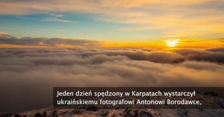 "Rzeki mleczne" w Karpatach. Te zdjęcia zapierają dech w piersiach
