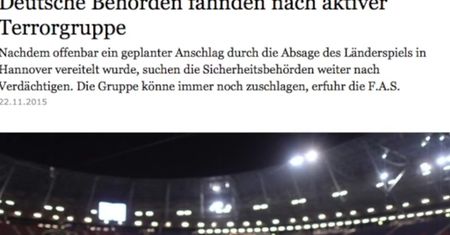 5 bomb, w tym 3 na stadionie. Tam miał wyglądać zamach na meczu Niemcy-Hollandia