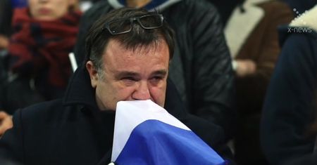 Wspólna "Marsylianka", minuta ciszy i łzy na trybunach. Poruszająca oprawa meczu Anglia - Francja