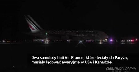 Dwa samoloty Air France lądowały awaryjnie
