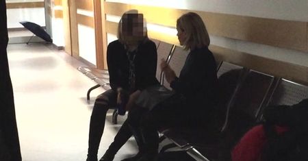 Małgorzata Foremniak w sądzie z córką