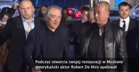 De Niro otworzył w Moskwie restaurację. Też chce zostać Rosjaninem?