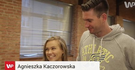 Agnieszka Kaczorowska na treningu do "Tańca z gwiazdami"