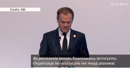 Tusk przed szczytem G20: "Musimy odciąć źródła finansowania terroryzmu!"