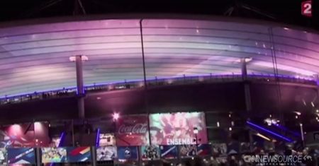 Trzy eksplozje na stadionie - nagranie