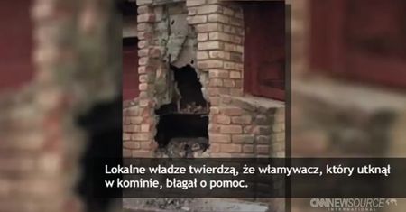Włamywacz utknął w kominie. Strażakom nie udało się go uratować