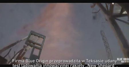 Pierwsze w historii udane lądowanie rakiety