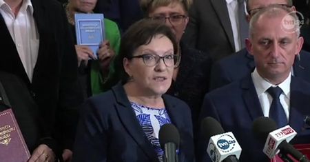 Ewa Kopacz o nowelizacji ustawy o TK: to jest zwykła gangsterka