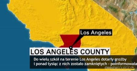Alarm terrorystyczny w Los Angeles. Ponad 1000 szkół zostanie sprawdzonych