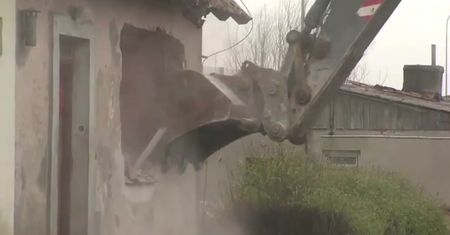 Wieś Stare Babki została zrównana z ziemią. To przygotowania pod budowę drogi S7
